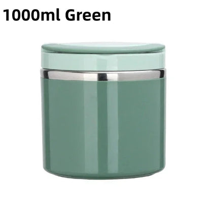 Recipiente térmico para comida de acero inoxidable de 630/1000 ml