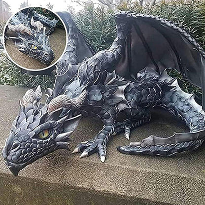 Legendarni sjedeći zmaj – Magična dekoracija za kuću i vrt