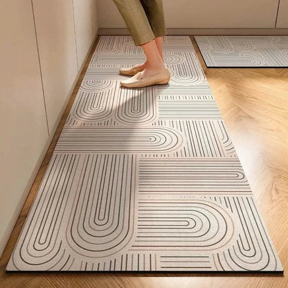 Alfombra de cocina antideslizante con varios diseños