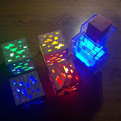 Razigrane LED blok lampe – Kreativno osvjetljenje za igrače