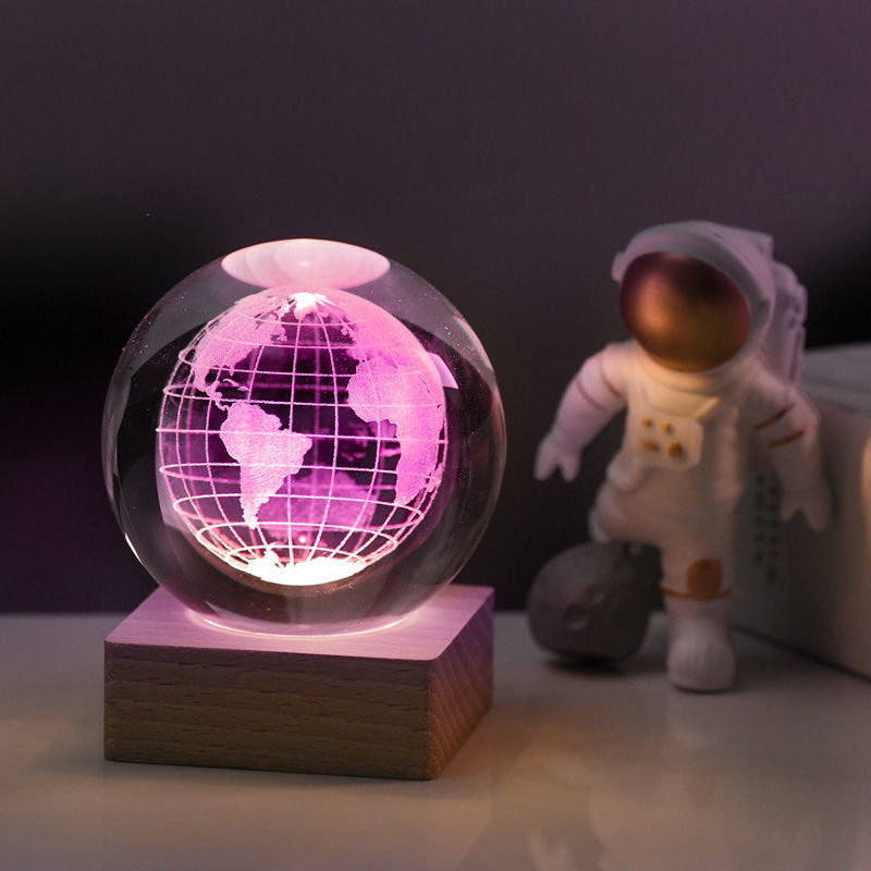SternenLichter – 3D kristalna dekorativna lampa svemira