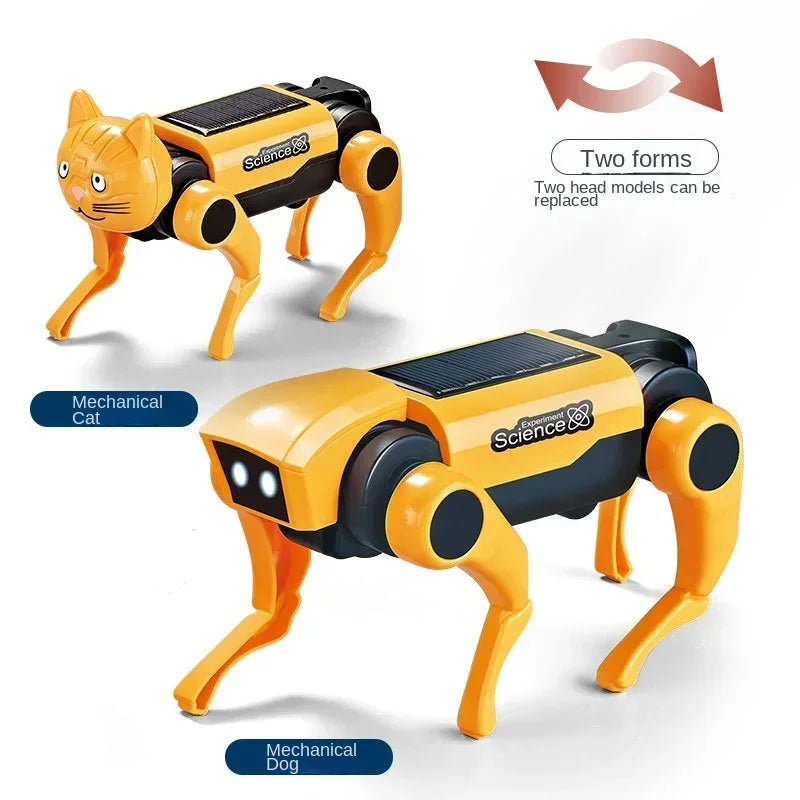 Obrazovni solarni robotski set – 2-u-1 konstruktor za psa i mačku