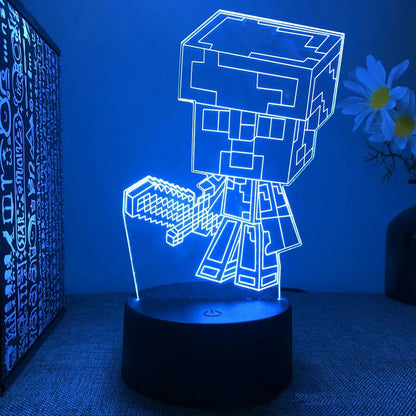 Različite LED lampe likova iz igara - Razigrano osvjetljenje za igrače