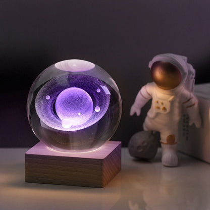 SternenLichter – 3D kristalna dekorativna lampa svemira
