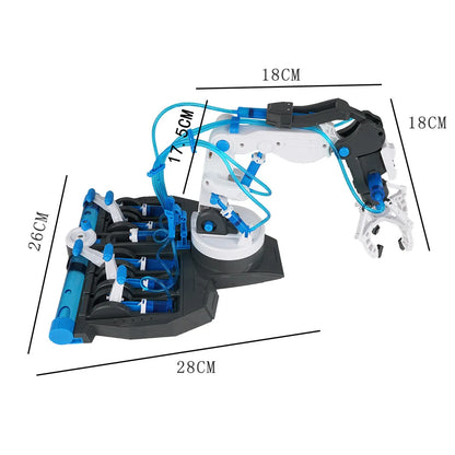 Hidraulički robotski ruka set – 3-u-1 obrazovna igračka