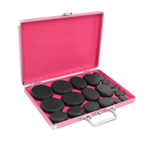 Professionelles Hot Stone Massage Set – Komplett mit Heizung