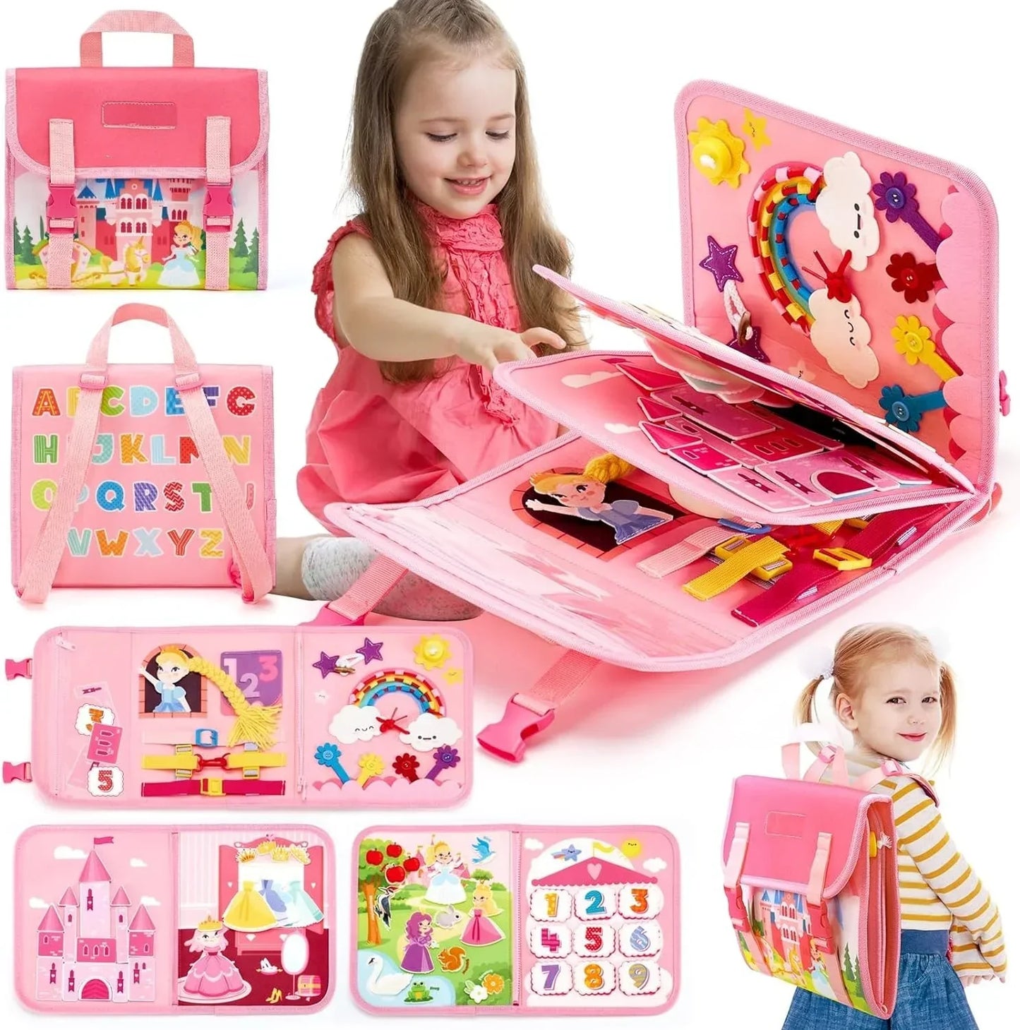 Quadro de atividades Montessori para crianças