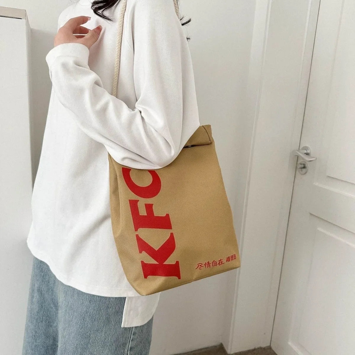 Trendy Fastfood Rucksack - Verspielte und Geräumige Tasche für Jeden