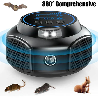 Ultraschall-Schädlingsvertreiber mit 360° Abdeckung