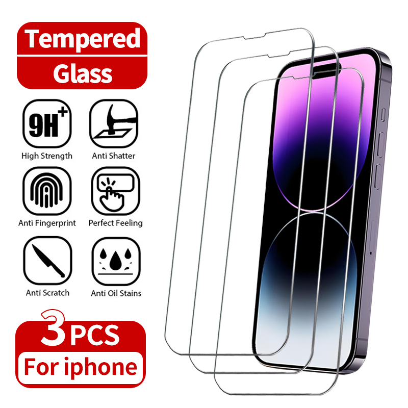 Protector de pantalla para iPhone de cristal templado: protección total