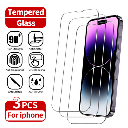 Protector de pantalla para iPhone de cristal templado: protección total