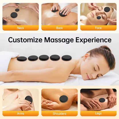 Professionelles Hot Stone Massage Set – Komplett mit Heizung