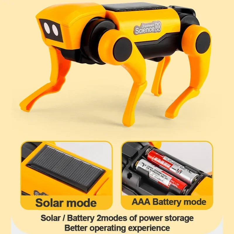 Obrazovni solarni robotski set – 2-u-1 konstruktor za psa i mačku