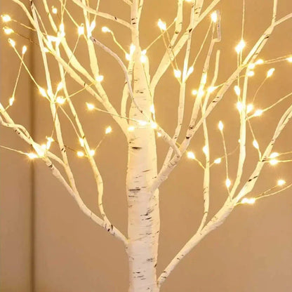 Árbol iluminado atmosférico: para un ambiente acogedor y cálido