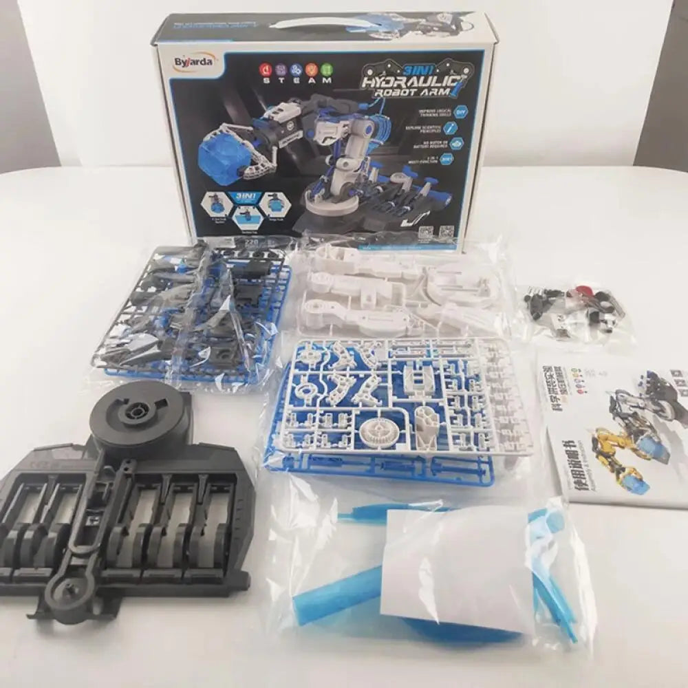 Hidraulički robotski ruka set – 3-u-1 obrazovna igračka
