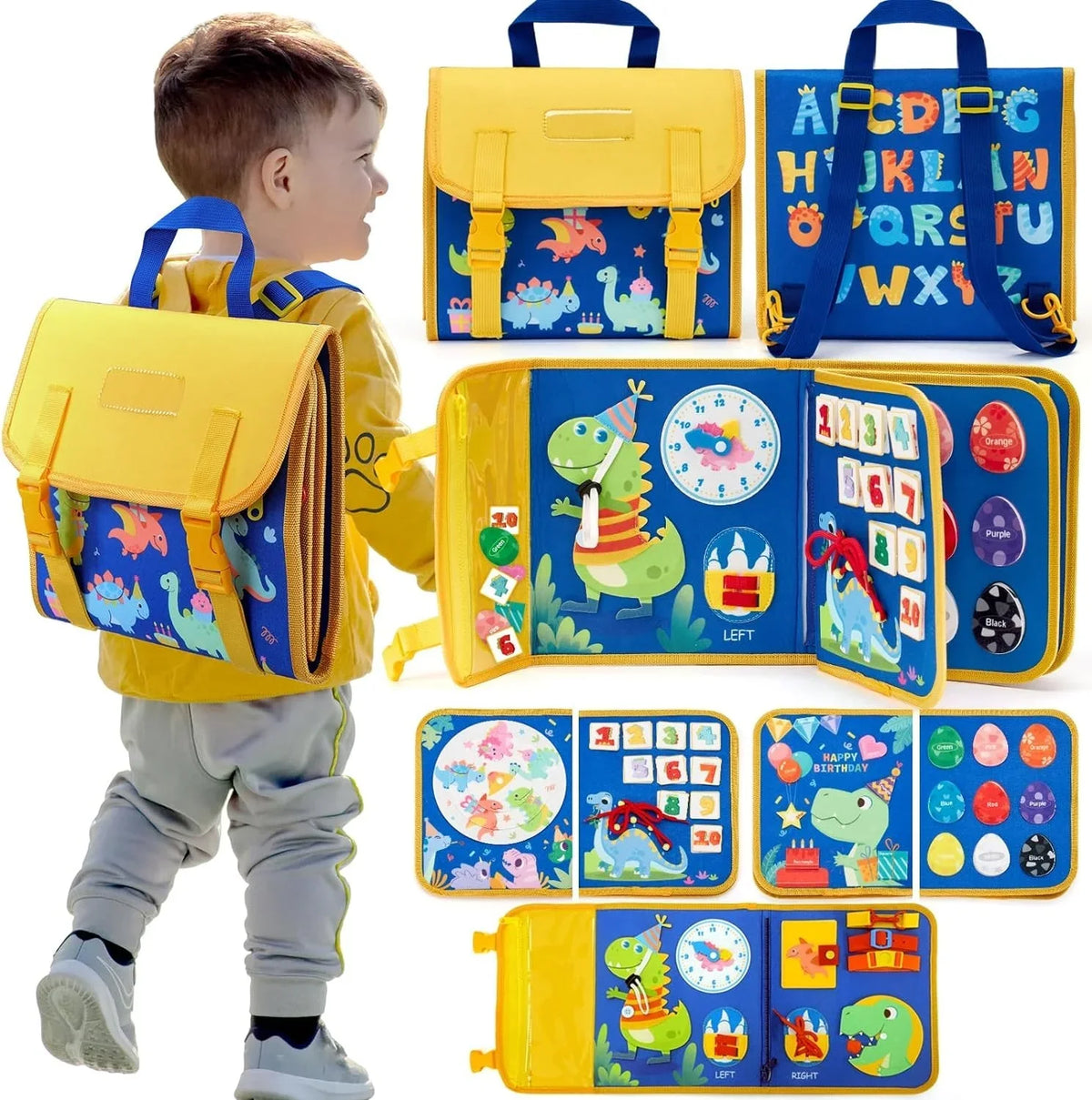 Quadro de atividades Montessori para crianças