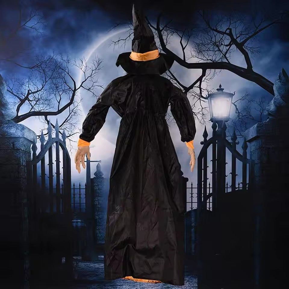 Viseća lutka vještice – Strašna Halloween dekoracija sa svjetlom i zvukom