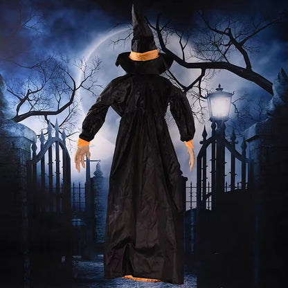 Viseća lutka vještice – Strašna Halloween dekoracija sa svjetlom i zvukom