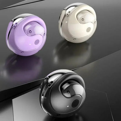 Auscultadores Bluetooth com tradução de idiomas em tempo real e estojo de carregamento