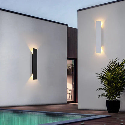 AquaLine LED vanjska zidna svjetiljka – Jednostavan dizajn s kućištem otpornim na vremenske uvjete