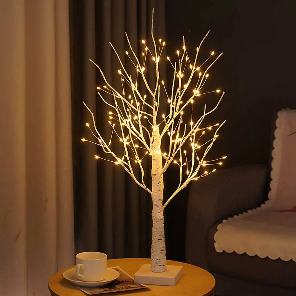 Árbol iluminado atmosférico: para un ambiente acogedor y cálido
