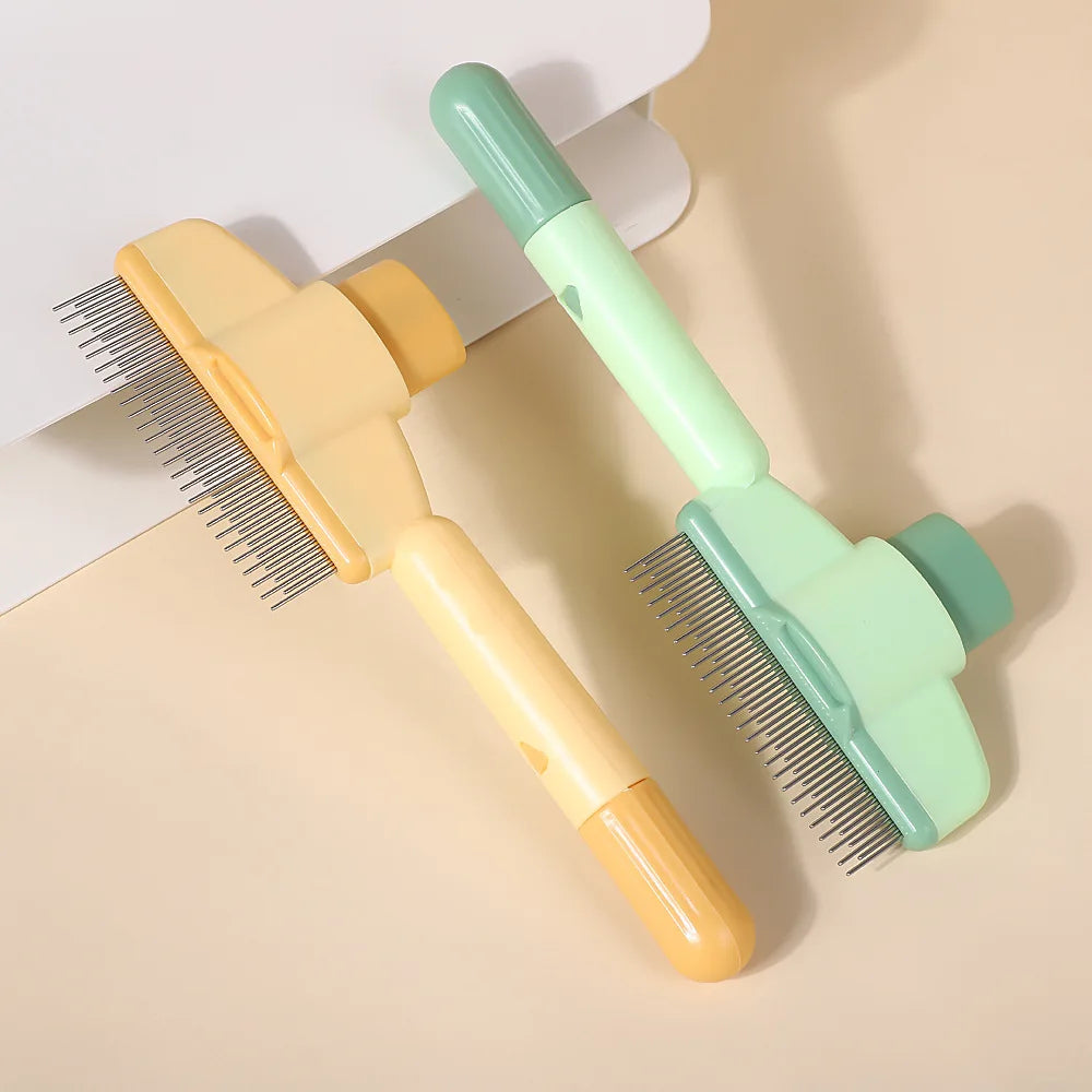 Cepillo autolimpiante para el pelo de los gatos