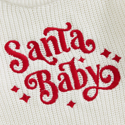 Santa Baby pulover za djecu – Svečana toplina