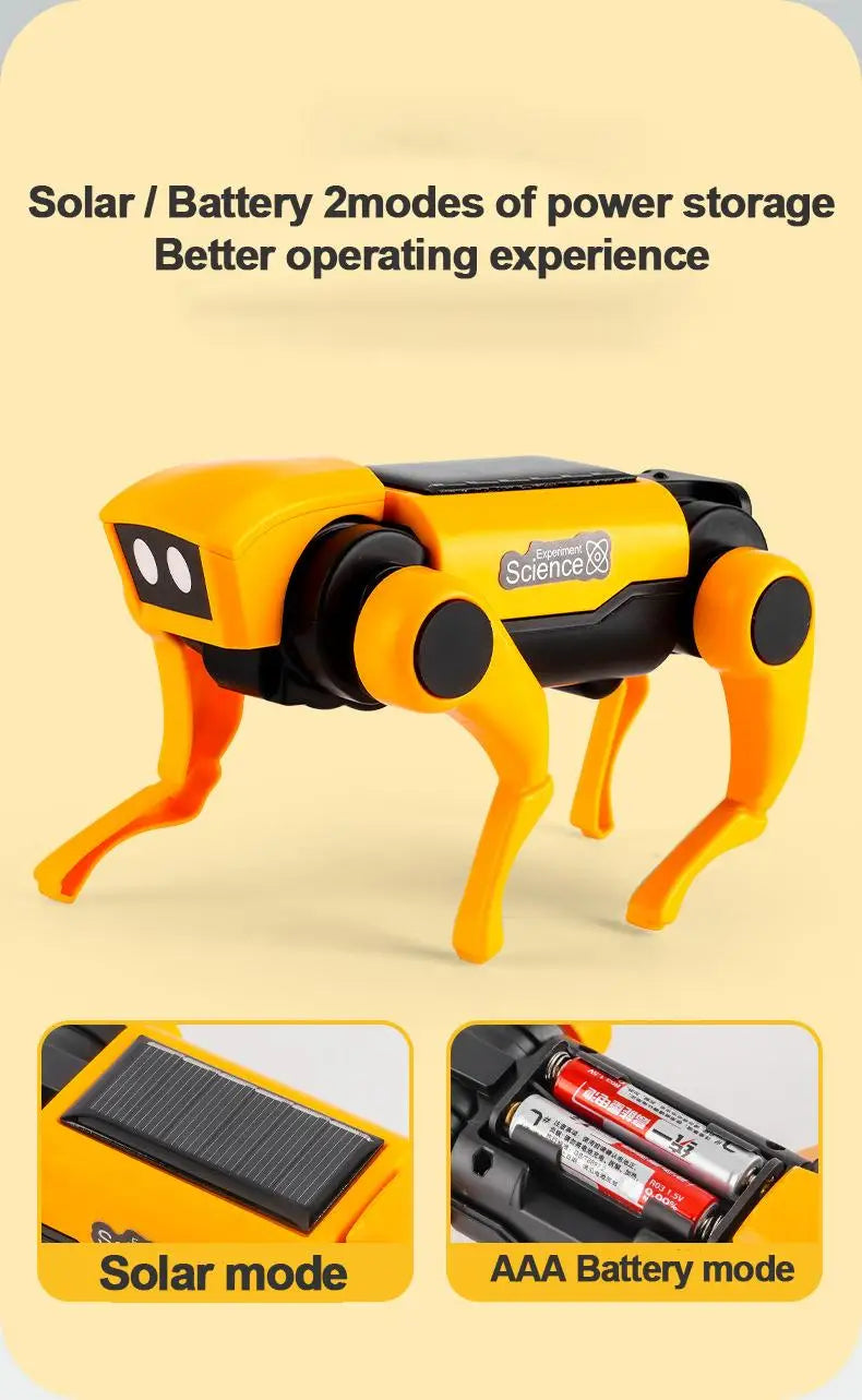 Obrazovni solarni robotski set – 2-u-1 konstruktor za psa i mačku