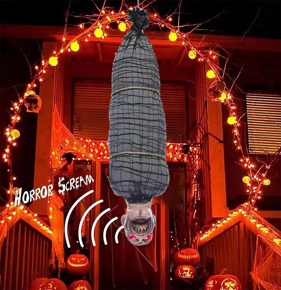 Viseća horor figura – Uzbudljiva Halloween dekoracija sa svjetlom i zvukom