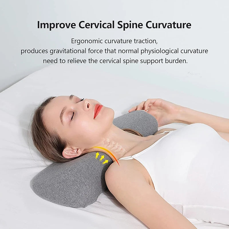 Almohada cervical ergonómica para tumbarse