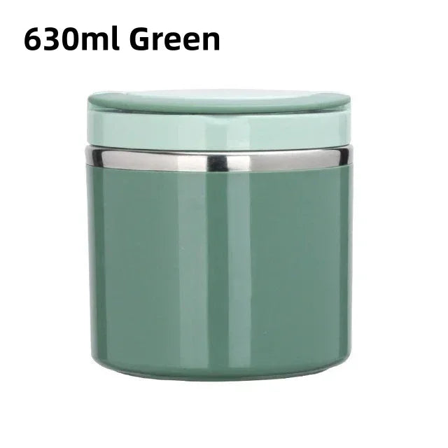 Recipiente térmico para comida de acero inoxidable de 630/1000 ml