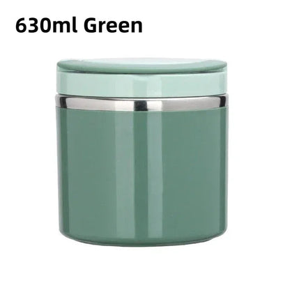 Recipiente térmico para comida de acero inoxidable de 630/1000 ml