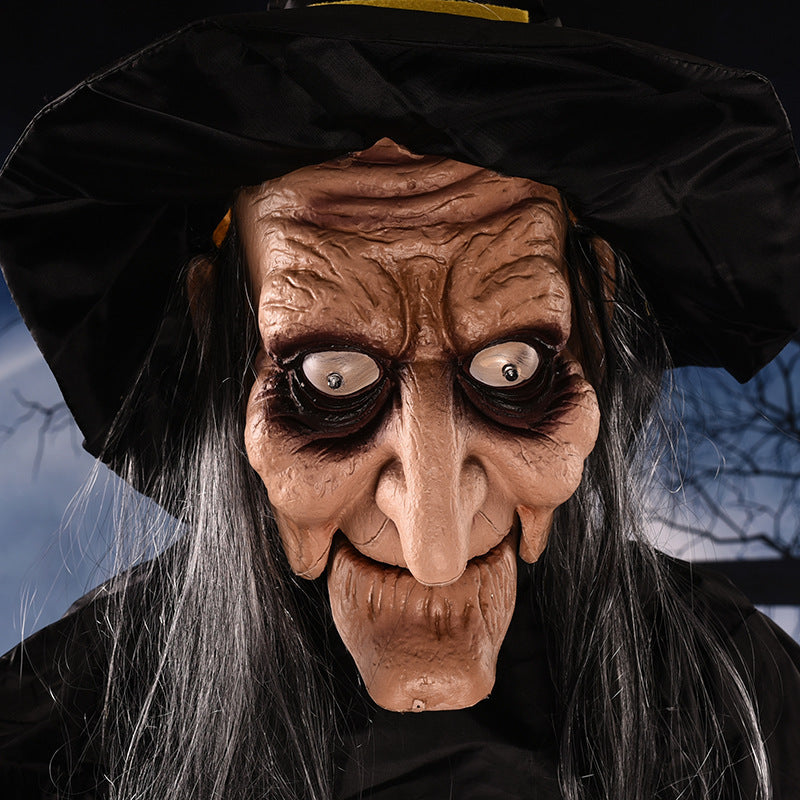 Viseća lutka vještice – Strašna Halloween dekoracija sa svjetlom i zvukom