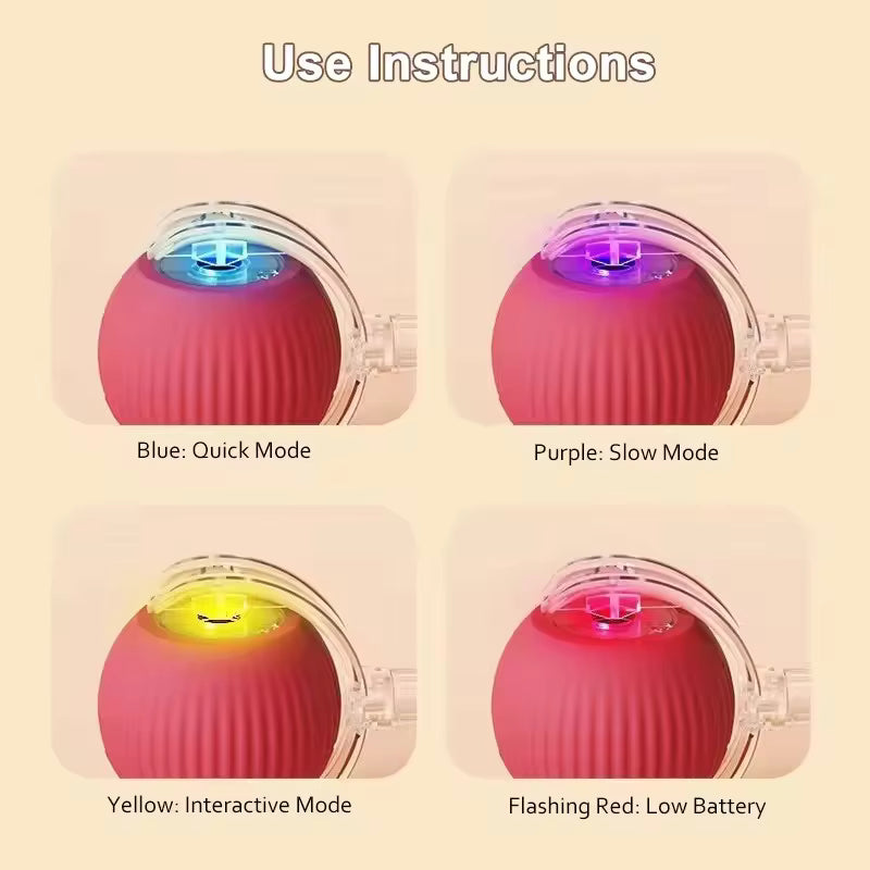 Pelota de juego interactiva para gatos