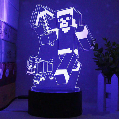 Različite LED lampe likova iz igara - Razigrano osvjetljenje za igrače