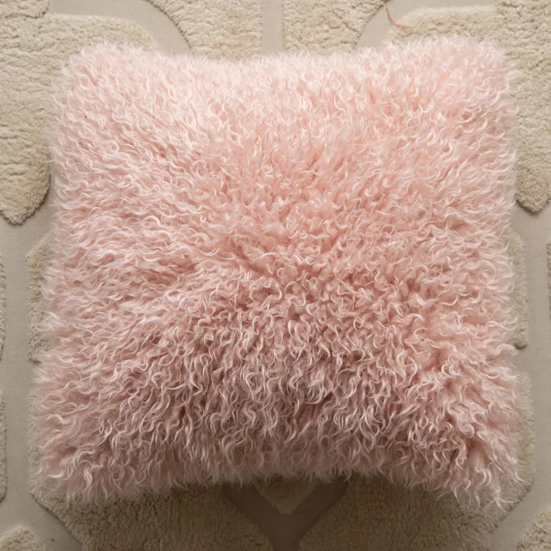 Funda decorativa para cojín con patrón geométrico de tufting