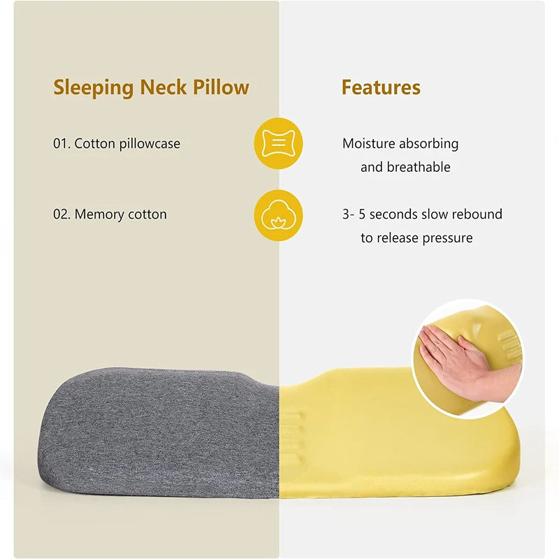 Almohada cervical ergonómica para tumbarse
