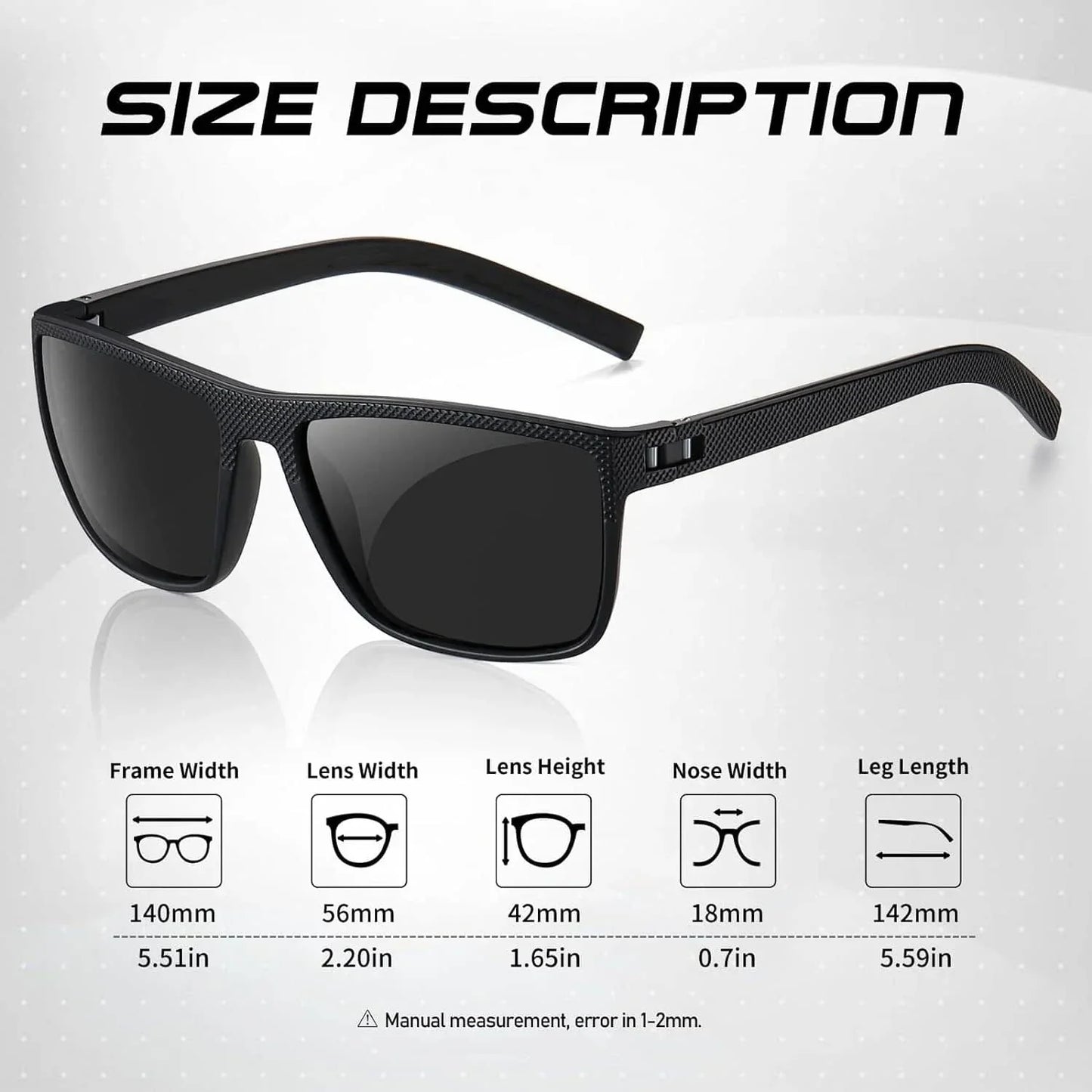 Paquete de 3 gafas de sol polarizadas AquaShield: protegidas y con estilo