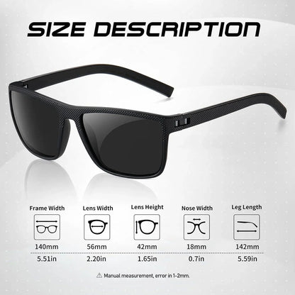 Paquete de 3 gafas de sol polarizadas AquaShield: protegidas y con estilo