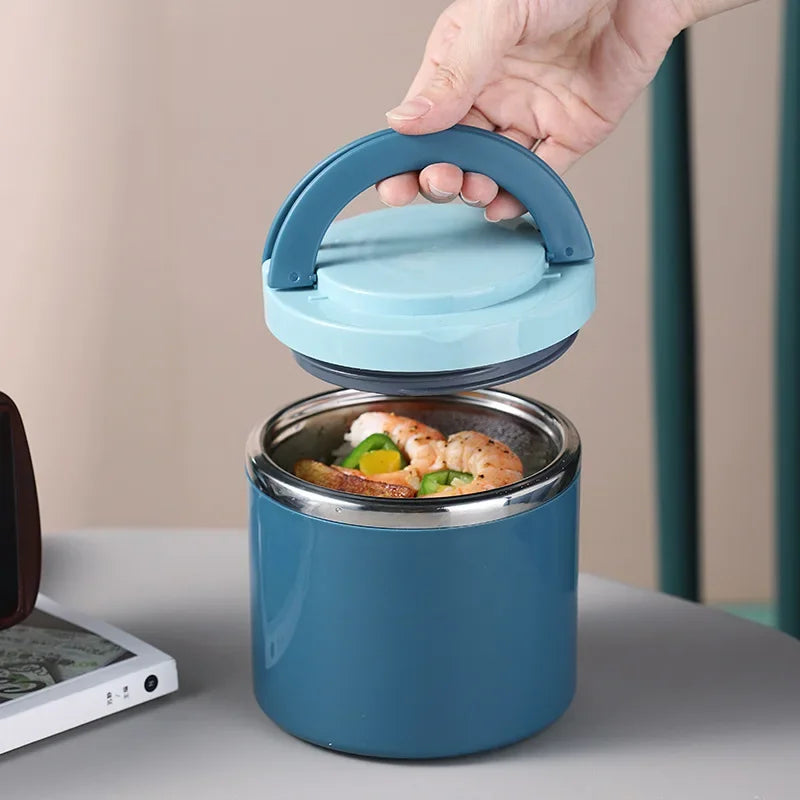 Recipiente térmico para comida de acero inoxidable de 630/1000 ml