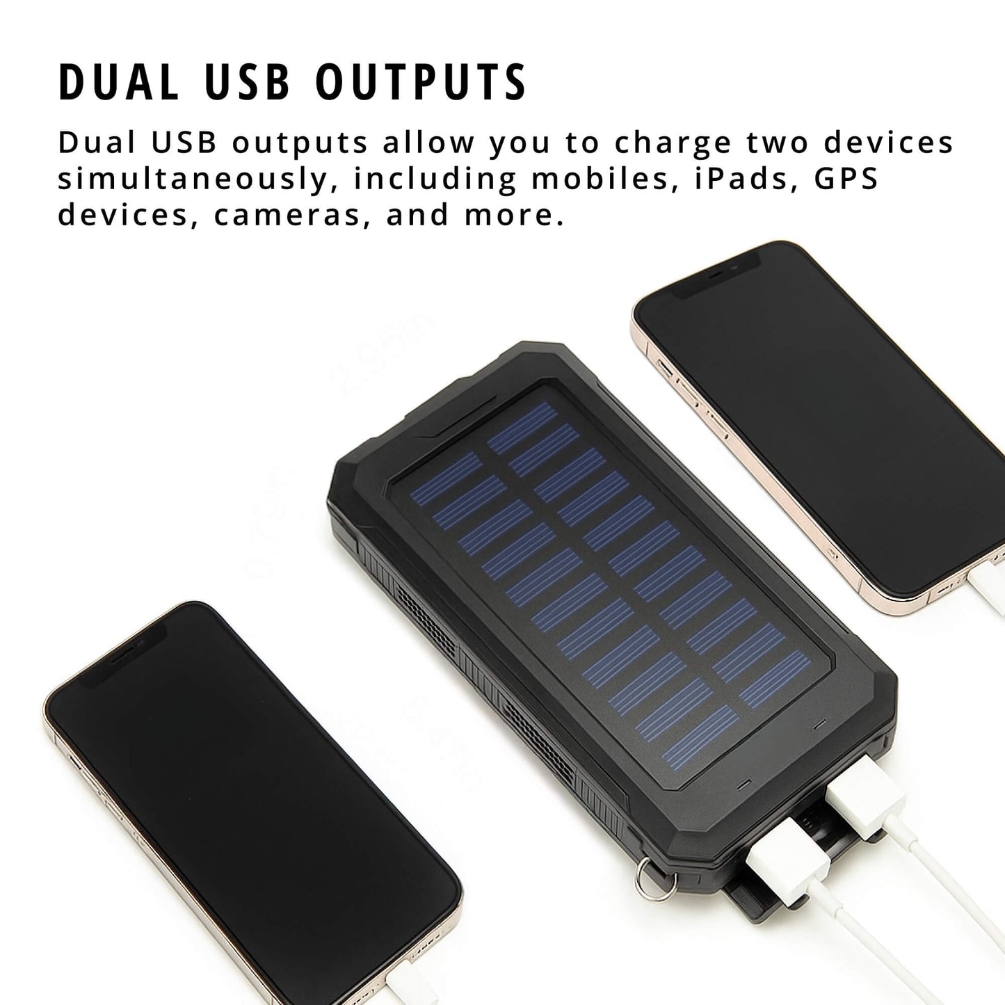 50000mAh solarna powerbanka – Vodootporna, robusna i s baterijskom lampom