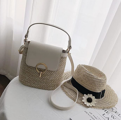 Bolso de paja Eva Chic – Natural y elegante