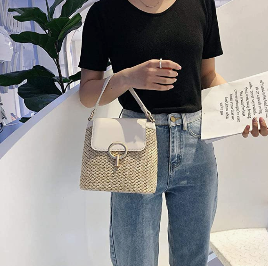 Bolso de paja Eva Chic – Natural y elegante