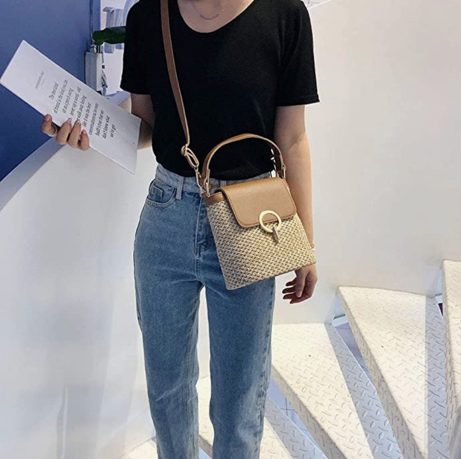 Bolso de paja Eva Chic – Natural y elegante