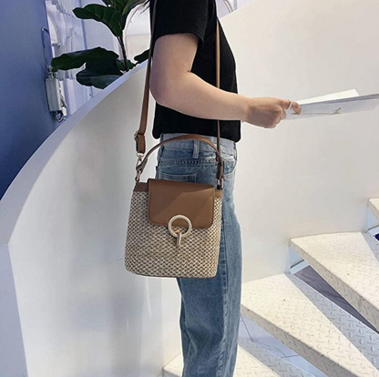 Bolso de paja Eva Chic – Natural y elegante
