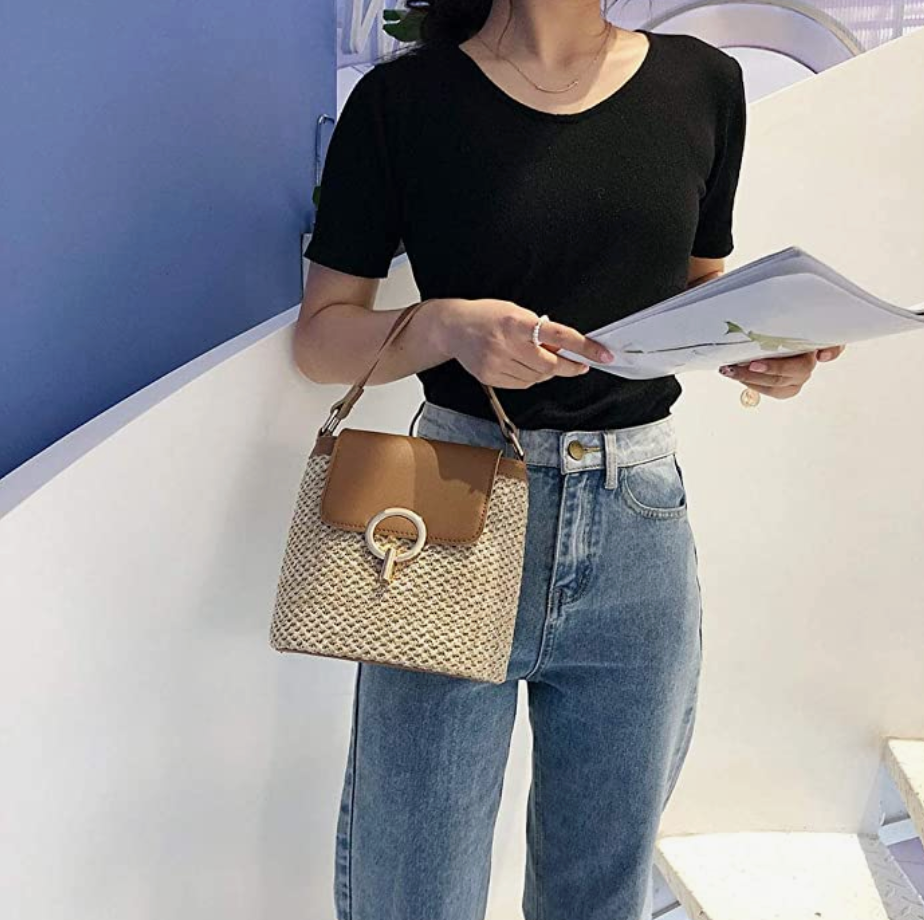 Bolso de paja Eva Chic – Natural y elegante