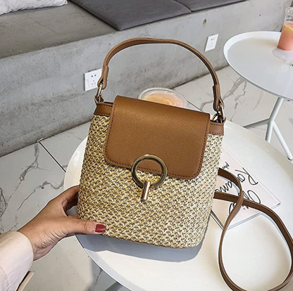 Bolso de paja Eva Chic – Natural y elegante
