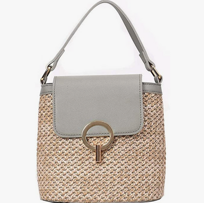 Bolso de paja Eva Chic – Natural y elegante