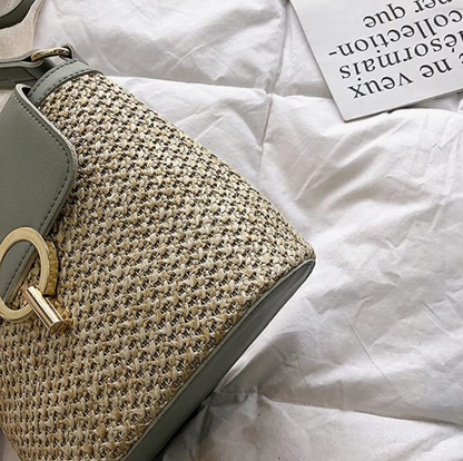 Bolso de paja Eva Chic – Natural y elegante