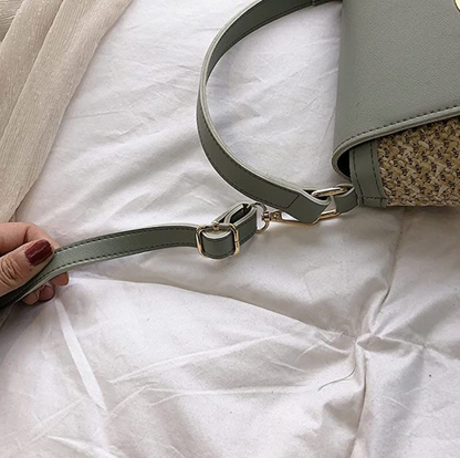 Bolso de paja Eva Chic – Natural y elegante